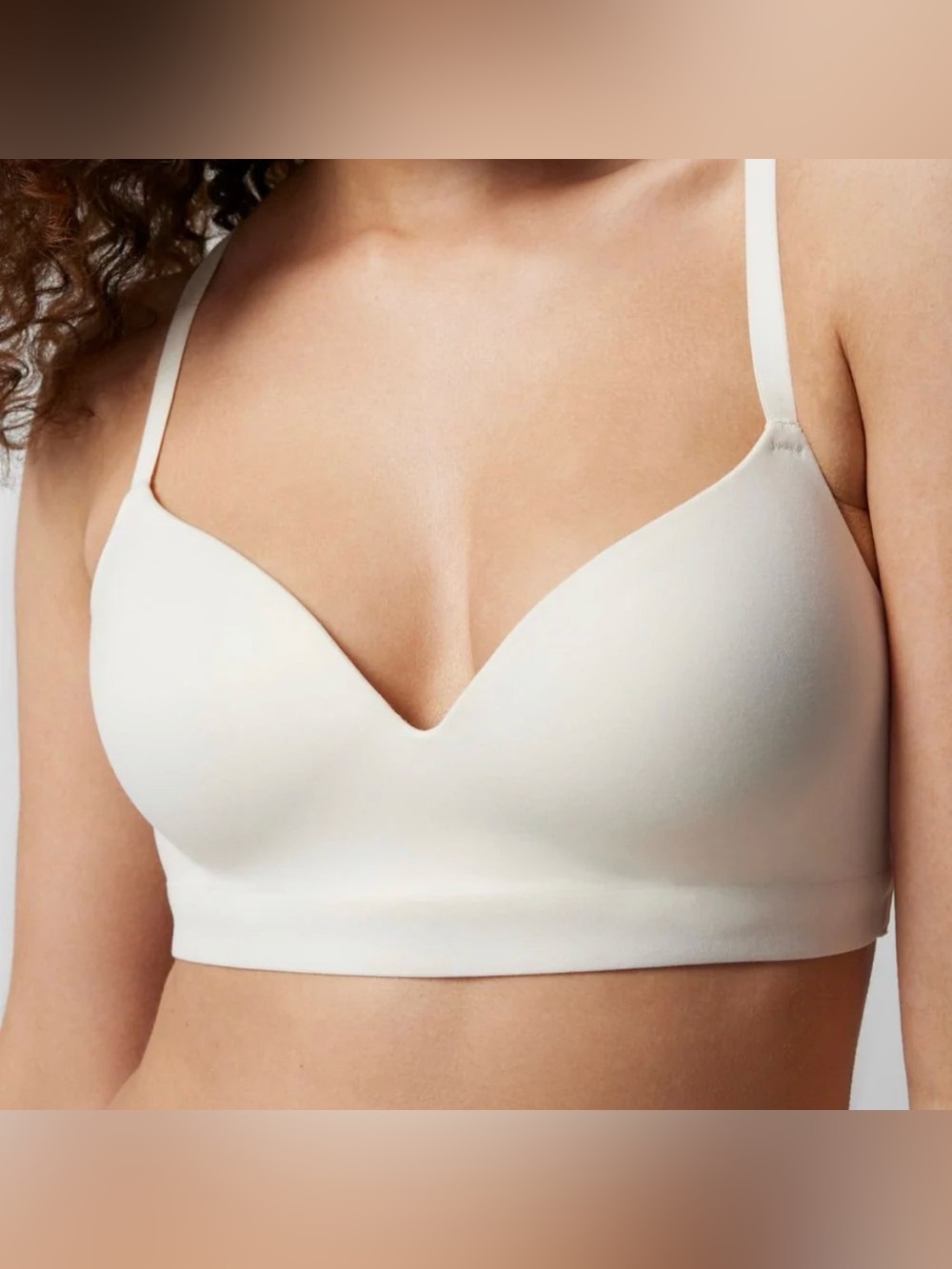 NWT SET OF 2 SOMA Enbliss Wireless Bras 38B Ivory and Warm Amber